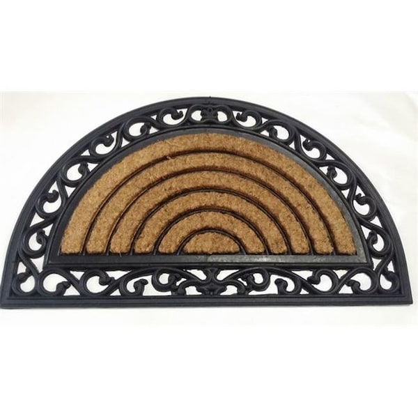 Jmj JMJ LE 83634 H & R Rubber Grill Border Coir Mat LE 83634 - main
